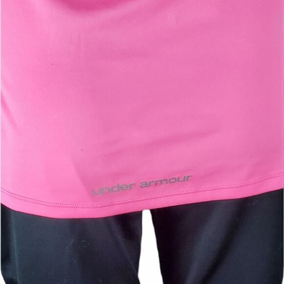 Under Armour Bubble Gum Pink Dry Fit T-Shirt - Picture 3 of 5